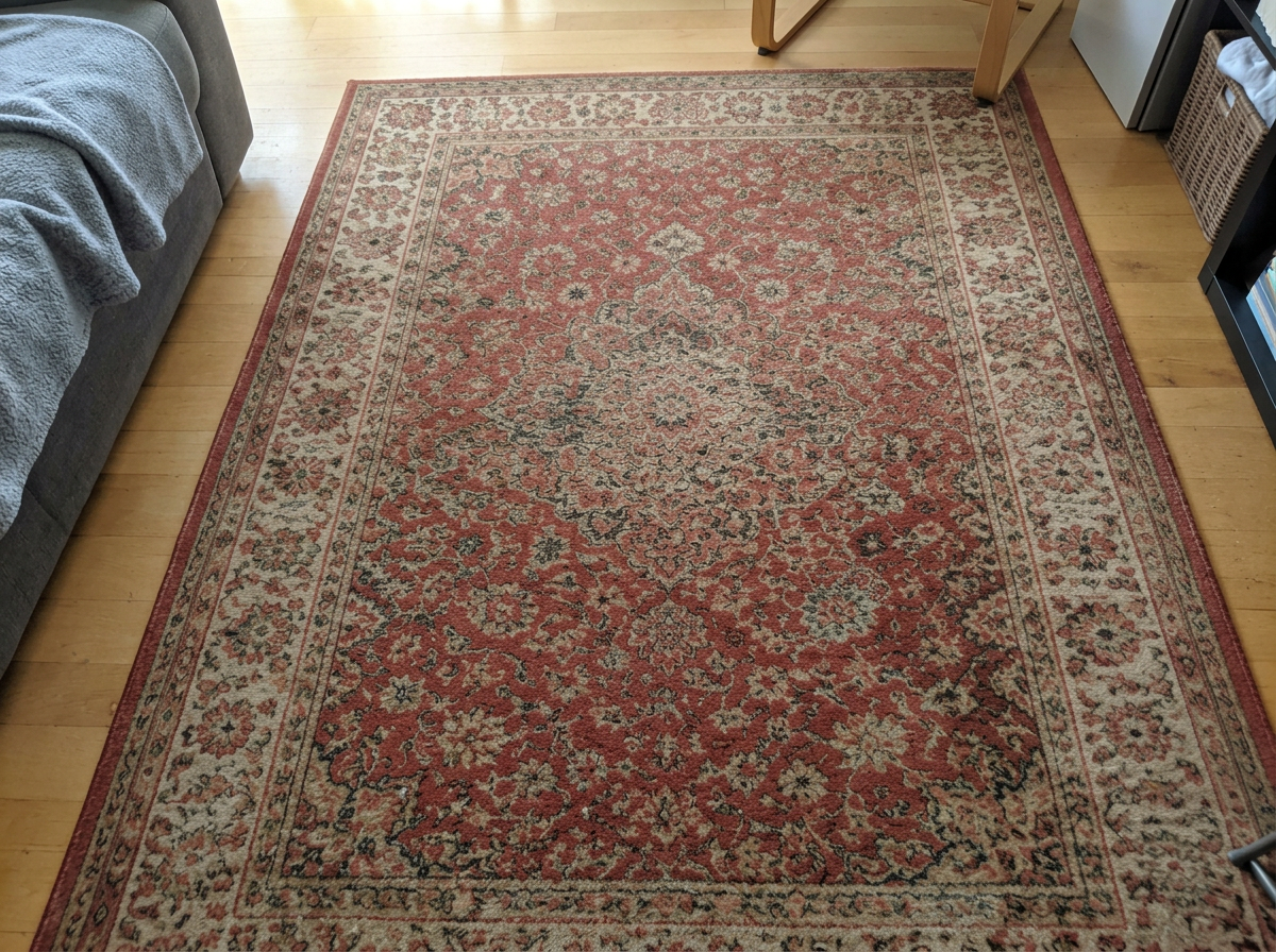 Orientalischer Teppich nach der Reinigung